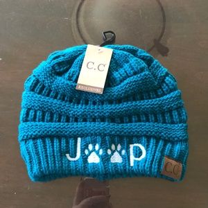 Jeep paw print beanie